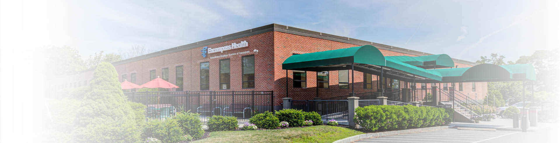 Exterior image of the Rehabilitation Hospital of Braintree at Framingham