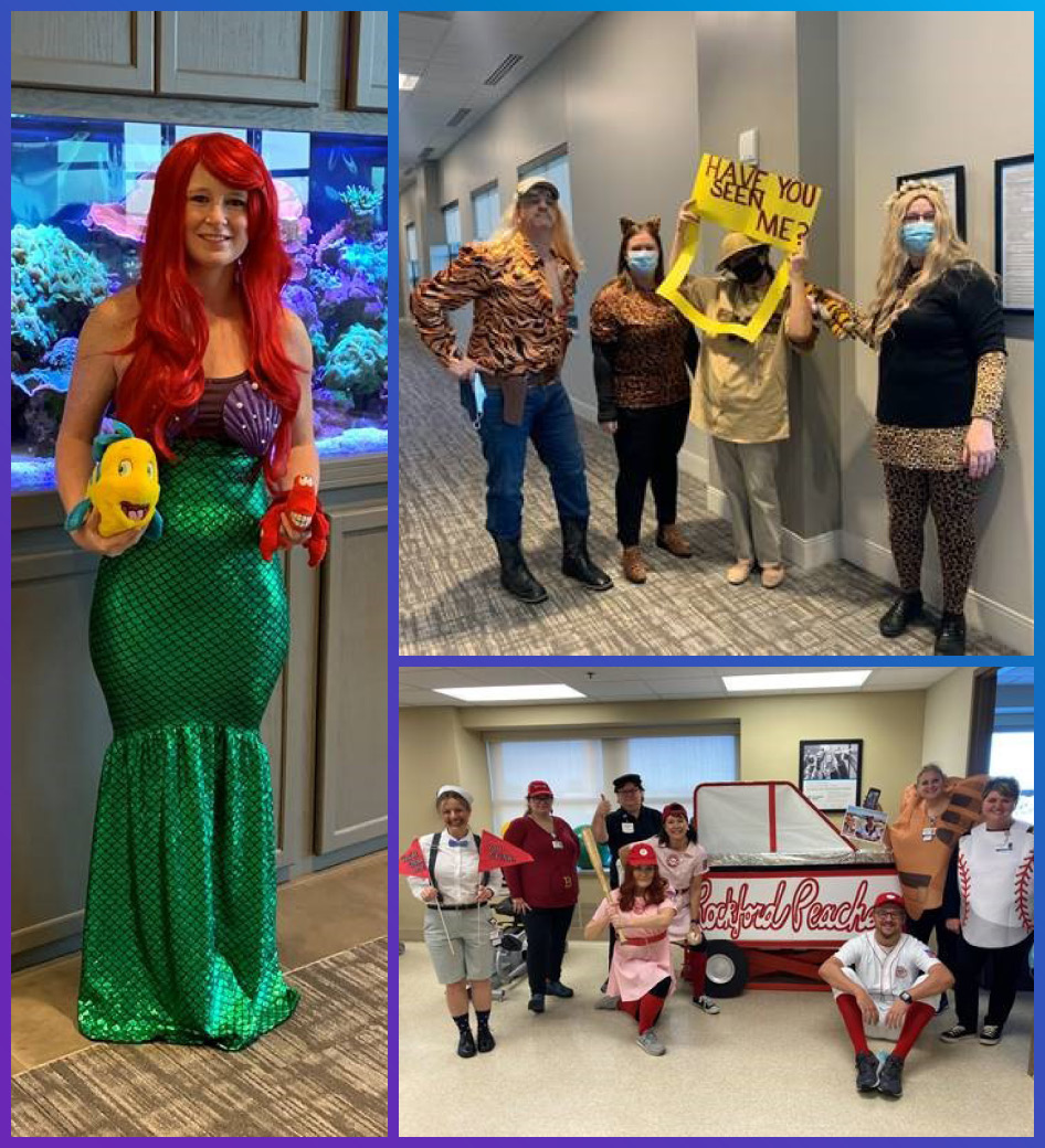  Staff celebrated Halloween with a costume contest