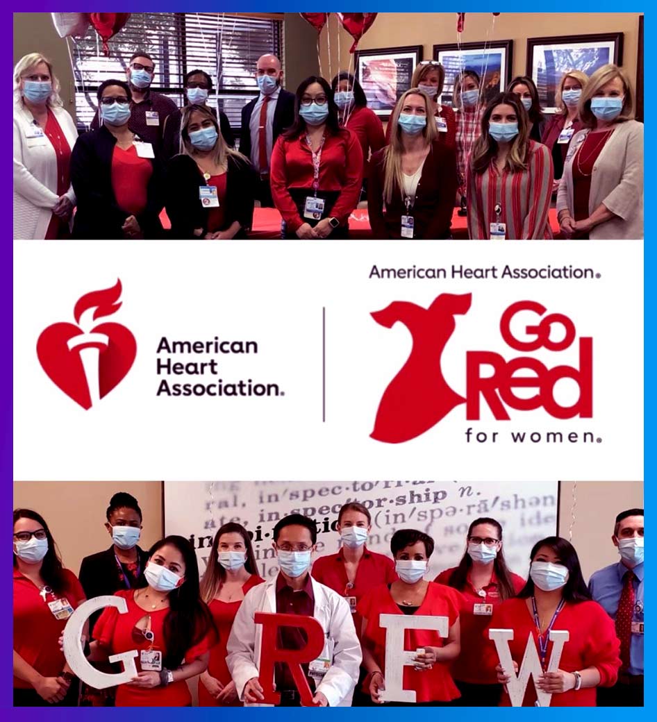 Encompass Health of Desert Canyon, Henderson and Las Vegas participated in the 2021 Las Vegas Go Red for Women Digital Experience on March 25.