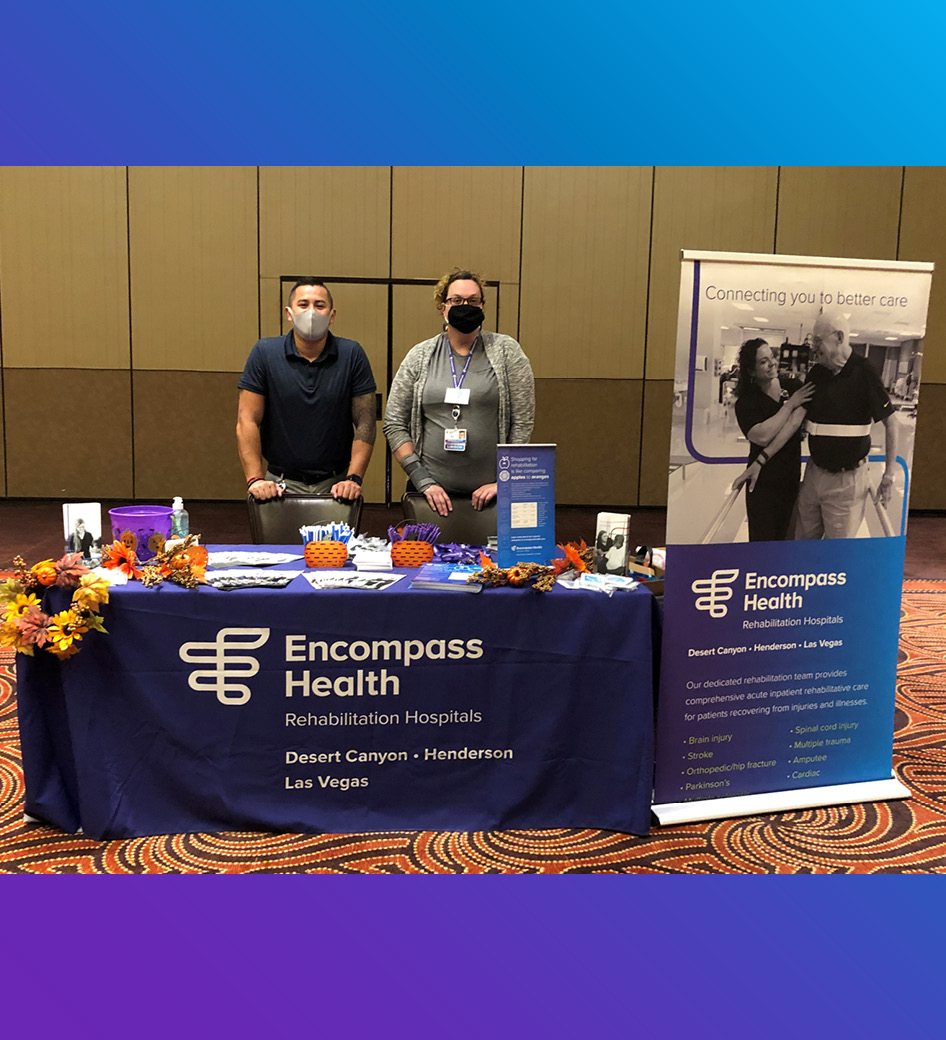  Encompass Health Las Vegas attends a senior expo