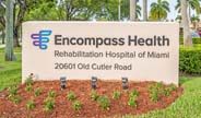 Encompass Health Rehabilitation Hospital of Miami exterior