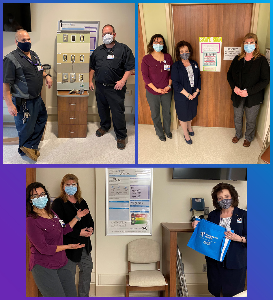 To celebrate National Patient Safety Awareness Week, we created a challenge for our staff to make the right move for safety and escape the room in time!